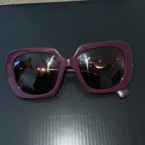 Versace cranberry colored sunglasses